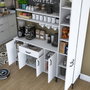Hanah Home Armario Multiusos Blanco 160x198,6x40 cm